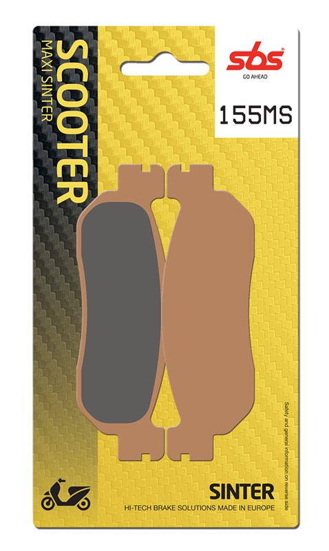 SBS brake pads KH275 maxi sinteredsinteredcolour gold YAMAHA X-MAX/maisy/X-CITY/skyliner rear(155MS)